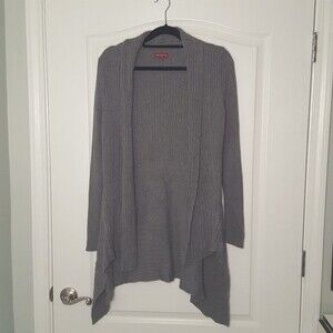 Merona Gray Knit Waterfall Sweater